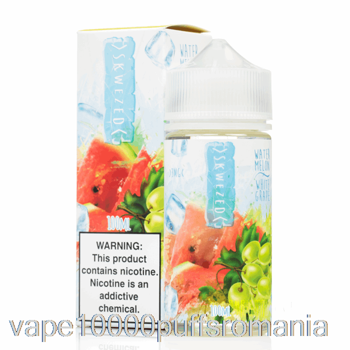 Vape Romania Gheata Pepene Verde Struguri Albi - Skwezed - 100ml 3mg
